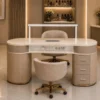 table de manucure professionnelle - poste nails haut de gamme - table de manucure effet marbre - mobilier nail bar premium - table de manucure personnalisable - station de manucure design moderne - table nails avec rangements - poste de manucure ergonomique - table de manucure avec prises intégrées - mobilier esthétique luxe - table de manucure salon professionnel - bureau nails élégant - table de manucure sur mesure