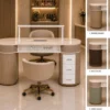 table de manucure professionnelle - poste nails haut de gamme - table de manucure effet marbre - mobilier nail bar premium - table de manucure personnalisable - station de manucure design moderne - table nails avec rangements - poste de manucure ergonomique - table de manucure avec prises intégrées - mobilier esthétique luxe - table de manucure salon professionnel - bureau nails élégant - table de manucure sur mesure