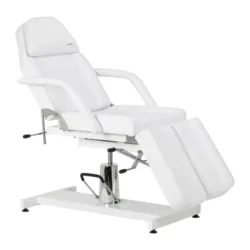 Sillon 210 Blanc (2) fauteuil esthétique - fauteuil podologie - fauteuil pédicure - mobilier salon esthétique - fauteuil hydraulique noir - équipement cabinet podologie - chaise de soin - fauteuil tatouage - mobilier institut de beauté - fauteuil professionnel réglable - fauteuil inclinable - équipement spa et bien-être