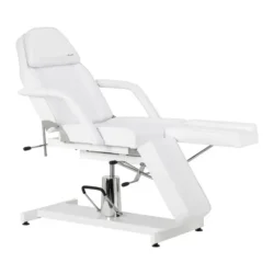 Sillon 210 Blanc (3) fauteuil esthétique - fauteuil podologie - fauteuil pédicure - mobilier salon esthétique - fauteuil hydraulique noir - équipement cabinet podologie - chaise de soin - fauteuil tatouage - mobilier institut de beauté - fauteuil professionnel réglable - fauteuil inclinable - équipement spa et bien-être