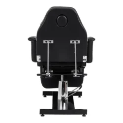 Sillon 210 Noir (11) fauteuil esthétique - fauteuil podologie - fauteuil pédicure - mobilier salon esthétique - fauteuil hydraulique noir - équipement cabinet podologie - chaise de soin - fauteuil tatouage - mobilier institut de beauté - fauteuil professionnel réglable - fauteuil inclinable - équipement spa et bien-être
