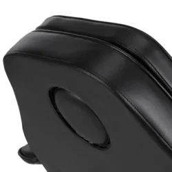 Sillon 210 Noir (13) fauteuil esthétique - fauteuil podologie - fauteuil pédicure - mobilier salon esthétique - fauteuil hydraulique noir - équipement cabinet podologie - chaise de soin - fauteuil tatouage - mobilier institut de beauté - fauteuil professionnel réglable - fauteuil inclinable - équipement spa et bien-être
