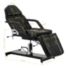 Sillon 210 Noir (18) fauteuil esthétique - fauteuil podologie - fauteuil pédicure - mobilier salon esthétique - fauteuil hydraulique noir - équipement cabinet podologie - chaise de soin - fauteuil tatouage - mobilier institut de beauté - fauteuil professionnel réglable - fauteuil inclinable - équipement spa et bien-être