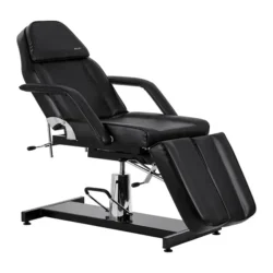 Sillon 210 Noir (2) fauteuil esthétique - fauteuil podologie - fauteuil pédicure - mobilier salon esthétique - fauteuil hydraulique noir - équipement cabinet podologie - chaise de soin - fauteuil tatouage - mobilier institut de beauté - fauteuil professionnel réglable - fauteuil inclinable - équipement spa et bien-être