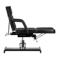 Sillon 210 Noir (5) fauteuil esthétique - fauteuil podologie - fauteuil pédicure - mobilier salon esthétique - fauteuil hydraulique noir - équipement cabinet podologie - chaise de soin - fauteuil tatouage - mobilier institut de beauté - fauteuil professionnel réglable - fauteuil inclinable - équipement spa et bien-être
