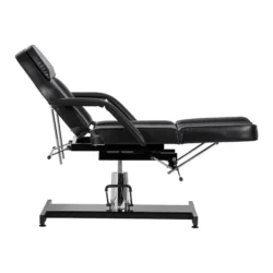 Sillon 210 Noir (6) fauteuil esthétique - fauteuil podologie - fauteuil pédicure - mobilier salon esthétique - fauteuil hydraulique noir - équipement cabinet podologie - chaise de soin - fauteuil tatouage - mobilier institut de beauté - fauteuil professionnel réglable - fauteuil inclinable - équipement spa et bien-être