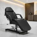 V2 210 Black Armchair (1) esthetic chair - podiatry chair - pedicure chair - aesthetic salon furniture - black hydraulic chair - podiatry clinic equipment - treatment chair - tattoo chair - beauty salon furniture - adjustable professional chair - reclining chair - spa and wellness equipment