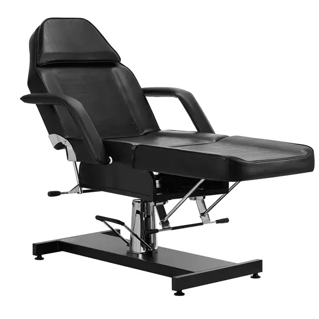 fauteuil esthétique - fauteuil podologie - fauteuil pédicure - mobilier salon esthétique - fauteuil hydraulique noir - équipement cabinet podologie - chaise de soin - fauteuil tatouage - mobilier institut de beauté - fauteuil professionnel réglable - fauteuil inclinable - équipement spa et bien-être