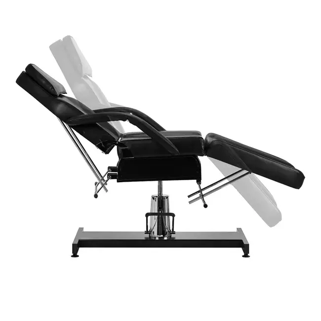 fauteuil esthétique - fauteuil podologie - fauteuil pédicure - mobilier salon esthétique - fauteuil hydraulique noir - équipement cabinet podologie - chaise de soin - fauteuil tatouage - mobilier institut de beauté - fauteuil professionnel réglable - fauteuil inclinable - équipement spa et bien-être