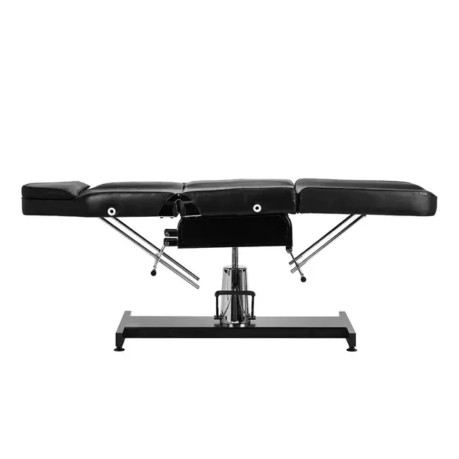 fauteuil esthétique - fauteuil podologie - fauteuil pédicure - mobilier salon esthétique - fauteuil hydraulique noir - équipement cabinet podologie - chaise de soin - fauteuil tatouage - mobilier institut de beauté - fauteuil professionnel réglable - fauteuil inclinable - équipement spa et bien-être