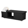 Table Head SPA MALDIVE Noir (2) Table Head SPA professionnelle - Lit esthétique haut de gamme - Mobilier bien-être premium - Soin cuir chevelu vapeur - Lit de massage spa - Table spa avec vapeur - Arche Waterfall hydromassage - Équipement institut beauté - Table de soin ergonomique - Mobilier spa design