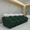 bac à shampoing - bac coiffure ergonomique - meuble lavage salon - vasque céramique basculante - bac shampoing compact - fauteuil lavage professionnel - structure polypropylène résistante - siège réglable salon - bac lavage noir premium - équipement coiffure durable - bac shampoing confortable - mobilier salon coiffure - bac lavage haute qualité - vasque profonde ergonomique - bac shampoing design moderne