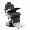 professional barber chair – vintage barber chair – adjustable barber chair – high-end barbershop furniture – industrial barber chair – M2 faux leather barber chair – reclining backrest barber chair – chrome base barber chair – client comfort barber chair – designer barber furniture – aluminum armrest barber chair – adjustable headrest barber chair – retro barber chair – sturdy barber chair – ergonomic barber chair – premium barbershop furniture – black leather barber chair – hydraulic adjustment barber chair – stable barber chair – trendy barber furniture