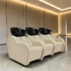 bac à shampoing - bac coiffure ergonomique - meuble lavage salon - vasque céramique basculante - bac shampoing compact - fauteuil lavage professionnel - structure polypropylène résistante - siège réglable salon - bac lavage noir premium - équipement coiffure durable - bac shampoing confortable - mobilier salon coiffure - bac lavage haute qualité - vasque profonde ergonomique - bac shampoing design moderne