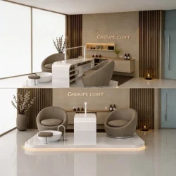îlot mani‑pédi professionnel – station manucure pédicure luxe – mobilier esthétique haut de gamme – fauteuil de pédicure premium – poste de travail esthétique 3‑en‑1 – équipement salon de beauté – station podologique ergonomique – table de manucure design – aspirateur manucure professionnel – éclairage LED nail art – fauteuil pédicure avec plomberie – bac pédicure PVC amovible – repose‑jambe réglable – mobilier esthétique personnalisable – finitions marbre et travertin – poste de manucure compact – station beauté petits espaces – mobilier spa haut de gamme – équipement institut de beauté – station pédicure esthétique – poste podologique professionnel – meuble esthétique sur mesure – salon premium luxury – station double manucure pédicure – mobilier esthétique ergonomique
