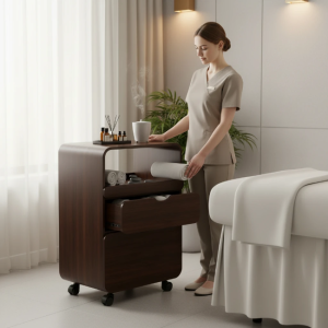 TIDY BF (1) professional aesthetic trolley – salon storage cart – rolling aesthetic furniture – multi-function beauty trolley – professional spa cart – treatment room storage unit – wooden aesthetic trolley – sturdy aesthetic cart – wellness room furniture – professional pedicure trolley – aesthetic treatment cart – compact aesthetic furniture – beauty salon trolley – functional aesthetic cart – spa storage unit – versatile professional trolley – mobile aesthetic cart – aesthetic treatment room furniture – professional wellness trolley – high-end storage cart