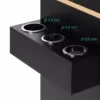 station de coiffage professionnelle – colonne de rangement salon – meuble coiffure noir mat – station de coiffage compacte – meuble salon de coiffure moderne – colonne de rangement coiffure – meuble coiffeur avec tiroirs – station de coiffage verticale – meuble coiffure avec niches – rangement salon de coiffure – meuble professionnel coiffure – station de coiffage design – meuble coiffeur noir – colonne de rangement outils coiffure – station de coiffage ergonomique – meuble coiffure haut de gamme – station de coiffage avec supports – meuble salon noir mat – colonne de rangement esthétique – station de coiffage premium