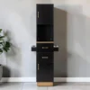 station de coiffage professionnelle – colonne de rangement salon – meuble coiffure noir mat – station de coiffage compacte – meuble salon de coiffure moderne – colonne de rangement coiffure – meuble coiffeur avec tiroirs – station de coiffage verticale – meuble coiffure avec niches – rangement salon de coiffure – meuble professionnel coiffure – station de coiffage design – meuble coiffeur noir – colonne de rangement outils coiffure – station de coiffage ergonomique – meuble coiffure haut de gamme – station de coiffage avec supports – meuble salon noir mat – colonne de rangement esthétique – station de coiffage premium