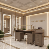 table de manucure professionnelle - poste nails haut de gamme - table de manucure effet marbre - mobilier nail bar premium - table de manucure personnalisable - station de manucure design moderne - table nails avec rangements - poste de manucure ergonomique - table de manucure avec prises intégrées - mobilier esthétique luxe - table de manucure salon professionnel - bureau nails élégant - table de manucure sur mesure