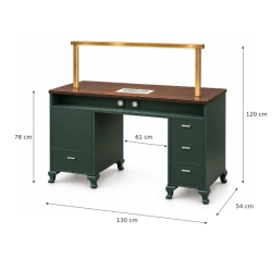 table de manucure professionnelle - poste nails haut de gamme - table de manucure effet marbre - mobilier nail bar premium - table de manucure personnalisable - station de manucure design moderne - table nails avec rangements - poste de manucure ergonomique - table de manucure avec prises intégrées - mobilier esthétique luxe - table de manucure salon professionnel - bureau nails élégant - table de manucure sur mesure