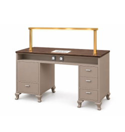 table de manucure professionnelle - poste nails haut de gamme - table de manucure effet marbre - mobilier nail bar premium - table de manucure personnalisable - station de manucure design moderne - table nails avec rangements - poste de manucure ergonomique - table de manucure avec prises intégrées - mobilier esthétique luxe - table de manucure salon professionnel - bureau nails élégant - table de manucure sur mesure