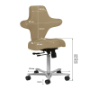 Azzurro Special 152 Beige (11) Azzurro Special 152 aesthetic stool – beige ergonomic stool – professional aesthetic seat – swivel salon stool – aesthetic adjustable stool – premium aesthetic furniture – five-branch base stool – pro wheels stool – comfortable aesthetic seat – ergonomic makeup stool – professional spa stool – modern aesthetic stool – durable aesthetic stool – ergonomic backrest stool – beige institute stool
