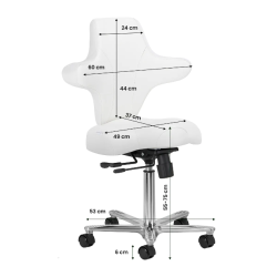 Azzurro Special 152 Blanc (11) Azzurro Special 152 aesthetic stool – beige ergonomic stool – professional aesthetic seat – swivel salon stool – aesthetic adjustable stool – premium aesthetic furniture – five-branch base stool – pro wheels stool – comfortable aesthetic seat – ergonomic makeup stool – professional spa stool – modern aesthetic stool – durable aesthetic stool – ergonomic backrest stool – beige institute stool