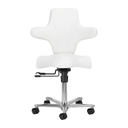 Azzurro Special 152 Blanc (3) Azzurro Special 152 aesthetic stool – beige ergonomic stool – professional aesthetic seat – swivel salon stool – aesthetic adjustable stool – premium aesthetic furniture – five-branch base stool – pro wheels stool – comfortable aesthetic seat – ergonomic makeup stool – professional spa stool – modern aesthetic stool – durable aesthetic stool – ergonomic backrest stool – beige institute stool