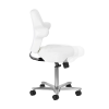 Azzurro Special 152 Blanc (6) Azzurro Special 152 aesthetic stool – beige ergonomic stool – professional aesthetic seat – swivel salon stool – aesthetic adjustable stool – premium aesthetic furniture – five-branch base stool – pro wheels stool – comfortable aesthetic seat – ergonomic makeup stool – professional spa stool – modern aesthetic stool – durable aesthetic stool – ergonomic backrest stool – beige institute stool