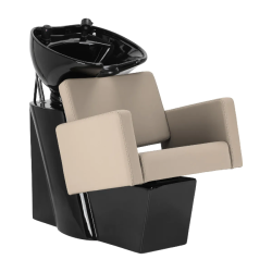 Bac à Shampoing Vitoria Beige (2) bac à shampoing Vitoria – lave‑tête céramique noire – bac de lavage professionnel – fauteuil shampoing noir – mobilier coiffure premium – vasque profonde salon – bac coiffure ergonomique – station de lavage moderne – fauteuil shampoing design – bac de lavage durable – mobilier salon noir – lave‑tête confortable – bac shampoing minimaliste – poste de lavage élégant – bac coiffure haut de gamme