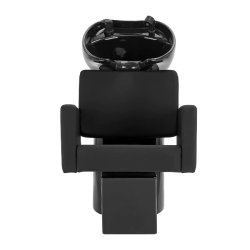 bac à shampoing Vitoria – lave‑tête céramique noire – bac de lavage professionnel – fauteuil shampoing noir – mobilier coiffure premium – vasque profonde salon – bac coiffure ergonomique – station de lavage moderne – fauteuil shampoing design – bac de lavage durable – mobilier salon noir – lave‑tête confortable – bac shampoing minimaliste – poste de lavage élégant – bac coiffure haut de gamme