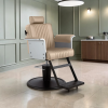 Fauteuil de Barbier DUK BE (2) fauteuil de barbier DUK â fauteuil barbier hydraulique â fauteuil de coupe professionnel â fauteuil barbier noir â fauteuil barbier beige â fauteuil barbier stable â fauteuil barbier confortable â fauteuil barbier design moderne â fauteuil barbier accoudoirs bois â fauteuil barbier chromĂ© â fauteuil barbier dorĂ© â mobilier barbier premium â fauteuil barbier matelassĂ© â fauteuil barbier PVC â fauteuil barbier haute densitĂ©
