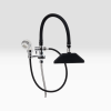 Mitigeur Cascade Gabbiano (1) mitigeur cascade Gabbiano – mitigeur bac à shampoing professionnel – douchette tourmaline filtrante – douchette cascade large – robinetterie salon de coiffure – mitigeur noir chrome – flexible tresse acier – mitigeur durable salon – équipement lavage coiffure – mitigeur double fonction – douchette ergonomique – mitigeur design moderne – robinet bac shampoing premium – mitigeur haute résistance – accessoire lavage professionnel