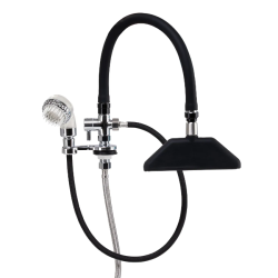 Mitigeur Cascade Gabbiano (2) mitigeur cascade Gabbiano – mitigeur bac à shampoing professionnel – douchette tourmaline filtrante – douchette cascade large – robinetterie salon de coiffure – mitigeur noir chrome – flexible tresse acier – mitigeur durable salon – équipement lavage coiffure – mitigeur double fonction – douchette ergonomique – mitigeur design moderne – robinet bac shampoing premium – mitigeur haute résistance – accessoire lavage professionnel