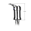 Professional AquaFlex Mixer (2) AquaFlex shampoo dispenser – chrome brass dispenser – professional salon faucet – steel braided hose – universal compatible dispenser – hair styling equipment – durable salon dispenser – shampoo basin faucet – high-strength dispenser – premium salon faucet – professional washing dispenser – chrome design dispenser – quick installation dispenser – hair styling salon dispenser – ergonomic dispenser