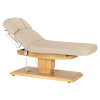 Sillon Relax Beige Bois Clair (3) table de soin Sillon Relax – table SPA électrique – table de massage bois clair – lit de soin ergonomique – table esthétique professionnelle – table de spa réglable – matelas segmenté SPA – table de soin électrique – mobilier bien‑être haut de gamme – table de massage stable – table esthétique premium – lit de soin inclinable – table de spa moderne – équipement salon esthétique – table de massage confortable