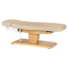 Sillon Relax Beige Bois Clair (5) table de soin Sillon Relax – table SPA électrique – table de massage bois clair – lit de soin ergonomique – table esthétique professionnelle – table de spa réglable – matelas segmenté SPA – table de soin électrique – mobilier bien‑être haut de gamme – table de massage stable – table esthétique premium – lit de soin inclinable – table de spa moderne – équipement salon esthétique – table de massage confortable