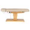 Sillon Relax Beige Bois Clair (7) table de soin Sillon Relax – table SPA électrique – table de massage bois clair – lit de soin ergonomique – table esthétique professionnelle – table de spa réglable – matelas segmenté SPA – table de soin électrique – mobilier bien‑être haut de gamme – table de massage stable – table esthétique premium – lit de soin inclinable – table de spa moderne – équipement salon esthétique – table de massage confortable