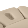 Sillon Relax Beige Bois Noir (13) Sillon Relax care table – electric SPA table – light wood massage table – ergonomic care bed – professional aesthetic table – adjustable spa table – segmented SPA mattress – electric spa table – high-end wellness furniture – stable spa table – premium aesthetic table – tiltable care bed – modern spa table – aesthetic salon equipment – comfortable massage table