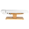 Sillon Relax Blanc Bois Clair (5) table de soin Sillon Relax – table SPA électrique – table de massage bois clair – lit de soin ergonomique – table esthétique professionnelle – table de spa réglable – matelas segmenté SPA – table de soin électrique – mobilier bien‑être haut de gamme – table de massage stable – table esthétique premium – lit de soin inclinable – table de spa moderne – équipement salon esthétique – table de massage confortable