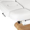 Sillon Relax Blanc Bois Clair (9) table de soin Sillon Relax – table SPA électrique – table de massage bois clair – lit de soin ergonomique – table esthétique professionnelle – table de spa réglable – matelas segmenté SPA – table de soin électrique – mobilier bien‑être haut de gamme – table de massage stable – table esthétique premium – lit de soin inclinable – table de spa moderne – équipement salon esthétique – table de massage confortable