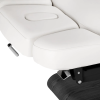 Sillon Relax Blanc Bois Noir (10) Sillon Relax care table – electric SPA table – light wood massage table – ergonomic care bed – professional aesthetic table – adjustable spa table – segmented SPA mattress – electric spa table – high-end wellness furniture – stable spa table – premium aesthetic table – tiltable care bed – modern spa table – aesthetic salon equipment – comfortable massage table