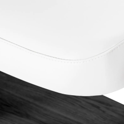 Sillon Relax Blanc Bois Noir (11) Sillon Relax care table – electric SPA table – light wood massage table – ergonomic care bed – professional aesthetic table – adjustable spa table – segmented SPA mattress – electric spa table – high-end wellness furniture – stable spa table – premium aesthetic table – tiltable care bed – modern spa table – aesthetic salon equipment – comfortable massage table