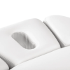 Sillon Relax Blanc Bois Noir (13) Sillon Relax care table – electric SPA table – light wood massage table – ergonomic care bed – professional aesthetic table – adjustable spa table – segmented SPA mattress – electric spa table – high-end wellness furniture – stable spa table – premium aesthetic table – tiltable care bed – modern spa table – aesthetic salon equipment – comfortable massage table