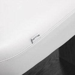 Sillon Relax Blanc Bois Noir (18) Sillon Relax care table – electric SPA table – light wood massage table – ergonomic care bed – professional aesthetic table – adjustable spa table – segmented SPA mattress – electric spa table – high-end wellness furniture – stable spa table – premium aesthetic table – tiltable care bed – modern spa table – aesthetic salon equipment – comfortable massage table