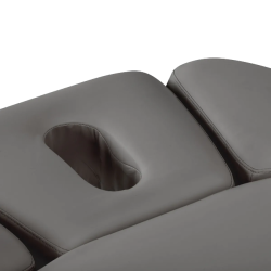 Sillon Relax Gris Bois Clair (13).webp Sillon Relax care table – electric SPA table – light wood massage table – ergonomic care bed – professional aesthetic table – adjustable spa table – segmented SPA mattress – electric spa table – high-end wellness furniture – stable spa table – premium aesthetic table – tiltable care bed – modern spa table – aesthetic salon equipment – comfortable massage table