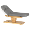 Sillon Relax Gris Bois Clair (3).webp Sillon Relax care table – electric SPA table – light wood massage table – ergonomic care bed – professional aesthetic table – adjustable spa table – segmented SPA mattress – electric spa table – high-end wellness furniture – stable spa table – premium aesthetic table – tiltable care bed – modern spa table – aesthetic salon equipment – comfortable massage table