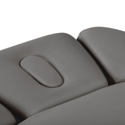 Sillon Relax Gris Bois Noir (12) Sillon Relax care table – electric SPA table – light wood massage table – ergonomic care bed – professional aesthetic table – adjustable spa table – segmented SPA mattress – electric spa table – high-end wellness furniture – stable spa table – premium aesthetic table – tiltable care bed – modern spa table – aesthetic salon equipment – comfortable massage table