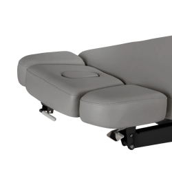 Sillon Relax Gris Bois Noir (14) Sillon Relax care table – electric SPA table – light wood massage table – ergonomic care bed – professional aesthetic table – adjustable spa table – segmented SPA mattress – electric spa table – high-end wellness furniture – stable spa table – premium aesthetic table – tiltable care bed – modern spa table – aesthetic salon equipment – comfortable massage table