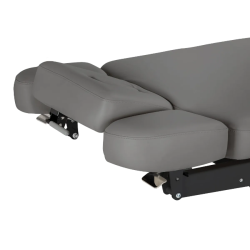 Sillon Relax Gris Bois Noir (16) Sillon Relax care table – electric SPA table – light wood massage table – ergonomic care bed – professional aesthetic table – adjustable spa table – segmented SPA mattress – electric spa table – high-end wellness furniture – stable spa table – premium aesthetic table – tiltable care bed – modern spa table – aesthetic salon equipment – comfortable massage table